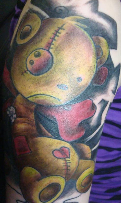Zombie toy tattoo