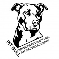 Fantastic black-ink dog with printed letterings tattoo design
