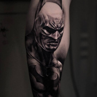 Great Batman  tattoo on arm