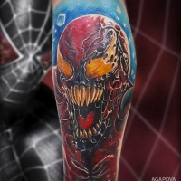 Gran tatuaje de Marvels Carnage