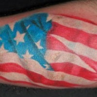 American flag patriotic tattoo