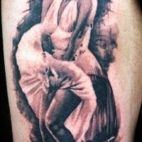 splendida Marlyn Monroe pinup ragazza tatuaggio