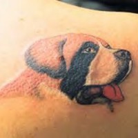 Der Hund namens Beethoven Tattoo