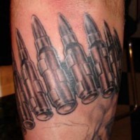Cool army tattoo on arm
