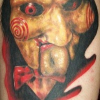 Creepy twin peaks movie horror tattoo