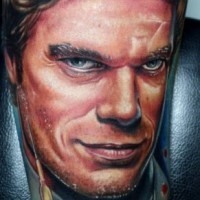 Dexter movie tattoo by paul acker