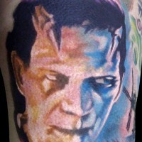 Frankenstein zombi tattoo