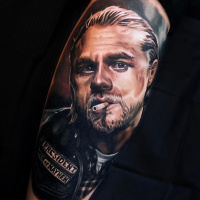 Jax from Sons of Anarchy movie tattoo