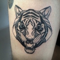 Tatuaje del tigre, estilo nuevo