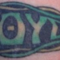Ichthys symbol tattoo