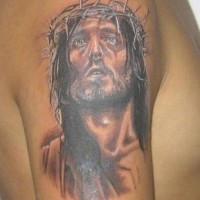 3d jesus tattoo