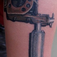 3d tattoo of tattoo machine
