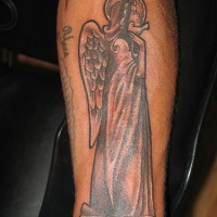 Tattoo made for his angel anne