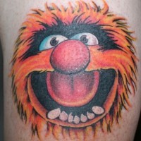 Tatuaggio personaggio da Sesame Street