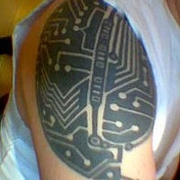 Digital technology tattoo