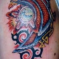 Tatuaje símbolo egipcio de águila
