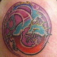 Mortal Kombat Drache Tattoo
