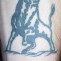 Le tatouage de logo de taureau