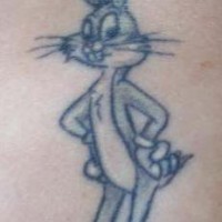 Classico Bugs Bunny tatuato