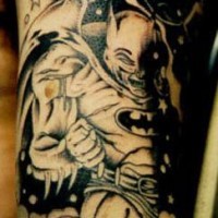 Comics series batman at night tattoo