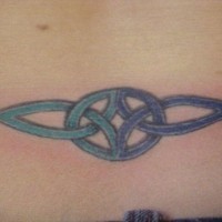Tatuaje del estampado en estilo celta