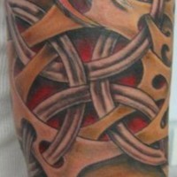 Nœud celtique de la peau le tatouage