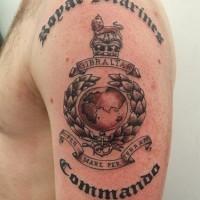 Royal marines symbol army tattoo