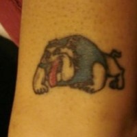 Spike from tom and jerry tattoo