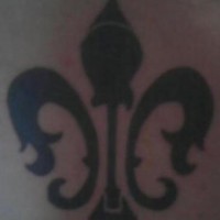 Original fleur de lis tattoo