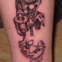 tatuaje del payaso el artista del tatuaje
