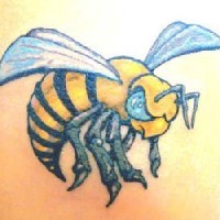 Hornet bug tattoo