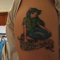 Irischer Stil Tattoo an der Schulter