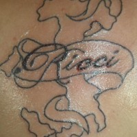 Ricci Italy country symbol tattoo