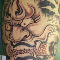 Le tatouage de démon Oni  japonais
