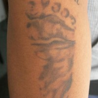 Andrian kid footstep tattoo