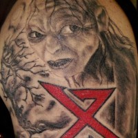 Der Herr der Ringe Gollum Tattoo