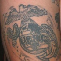 Usmc eagle and anchor tattoo
