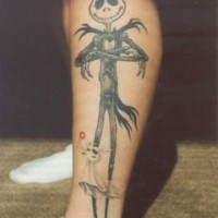 Jack from Nightmare Before Christmas tattoo