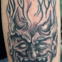 Treant in flames tattoo