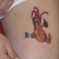 Mr poo the buffoon tattoo
