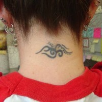 Small tribal tracery tattoo