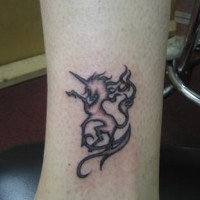 Tribal Stil Pegasus Tattoo