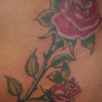 Tattoo mir realistischer Rose