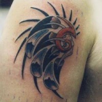 Tatuaje del indio estilo tribal