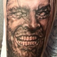The Shining Gesicht hinter Tür Tattoo