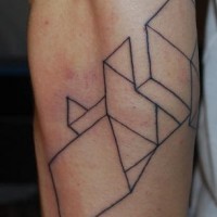 Three dimensional tattoo
