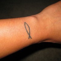 simbolo gesu' ichthys tatuaggio
