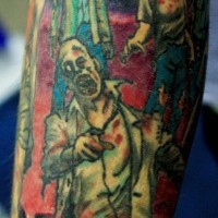 Wild zombies tattoo