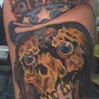 Zombie Ancle Sam tattoo