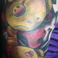 Zombie toy tattoo